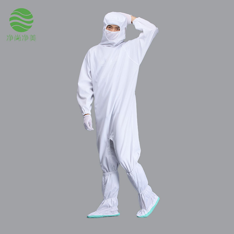 半导体车间无尘服，防静电三连体，跨拉三连体，洁净服
