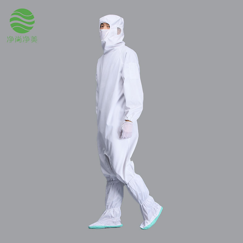 半导体车间无尘服，防静电三连体，跨拉三连体，洁净服